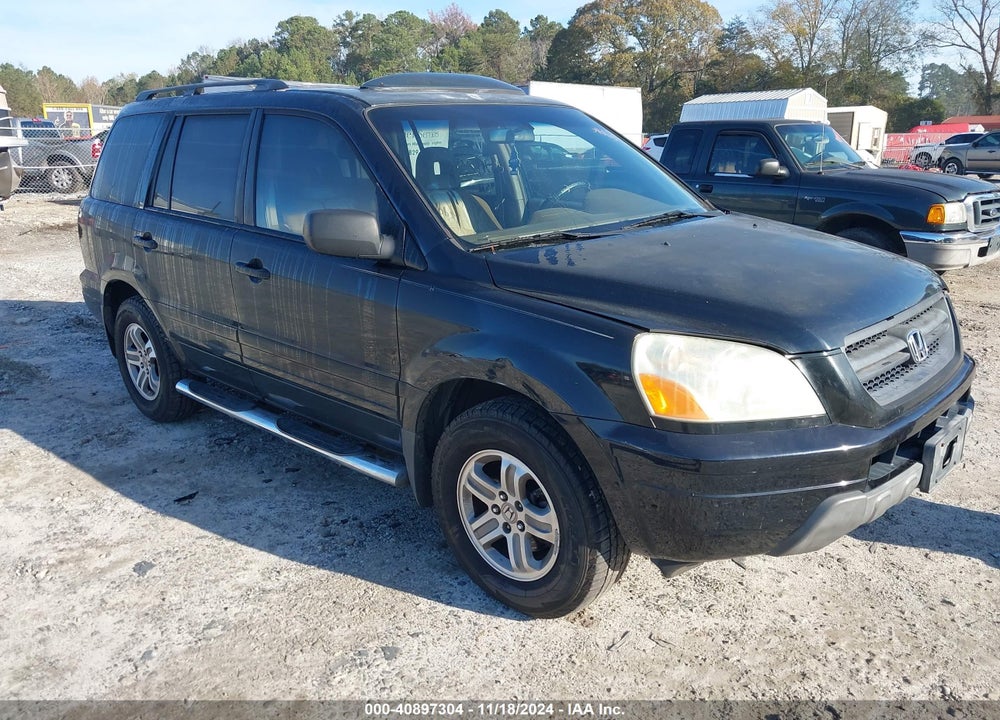 2005 HONDA PILOT EX-L VIN: 5FNYF18585B036695