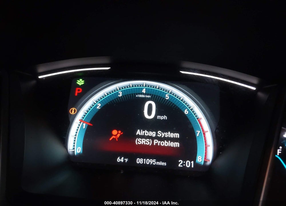 2018 HONDA CIVIC EX-L VIN: JHMFC1F75JX019081