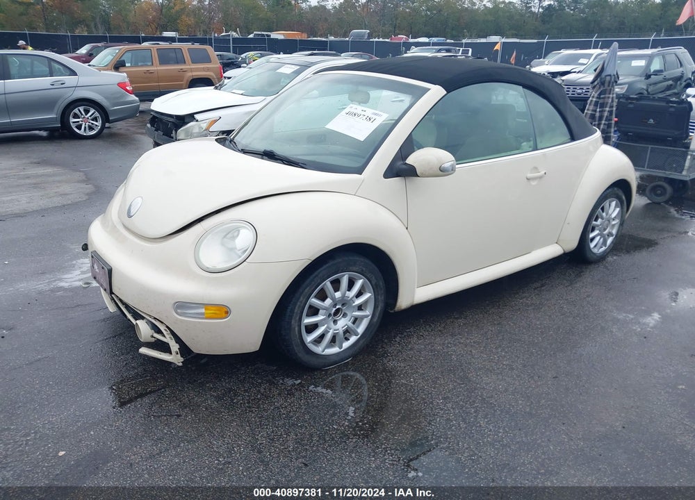 2004 VOLKSWAGEN NEW BEETLE GLS VIN: 3VWCM31Y84M324921