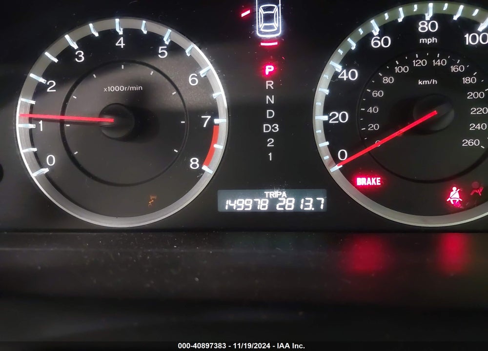 2010 HONDA ACCORD 2.4 LX VIN: 1HGCP2F36AA023897