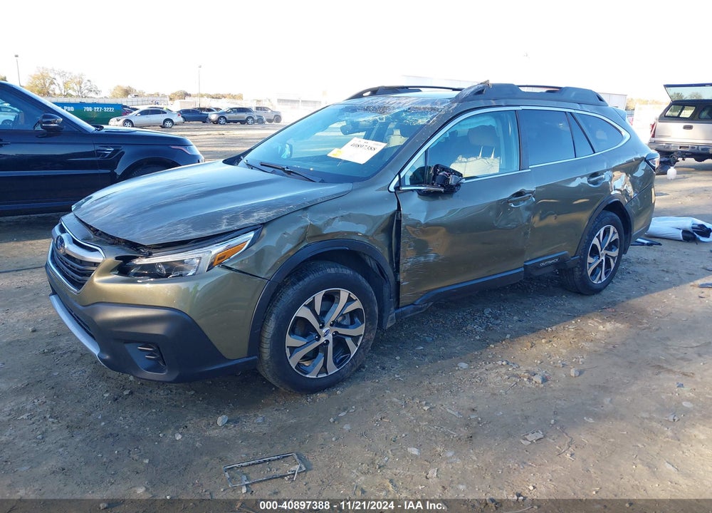 2022 SUBARU OUTBACK LIMITED VIN: 4S4BTANC7N3146308