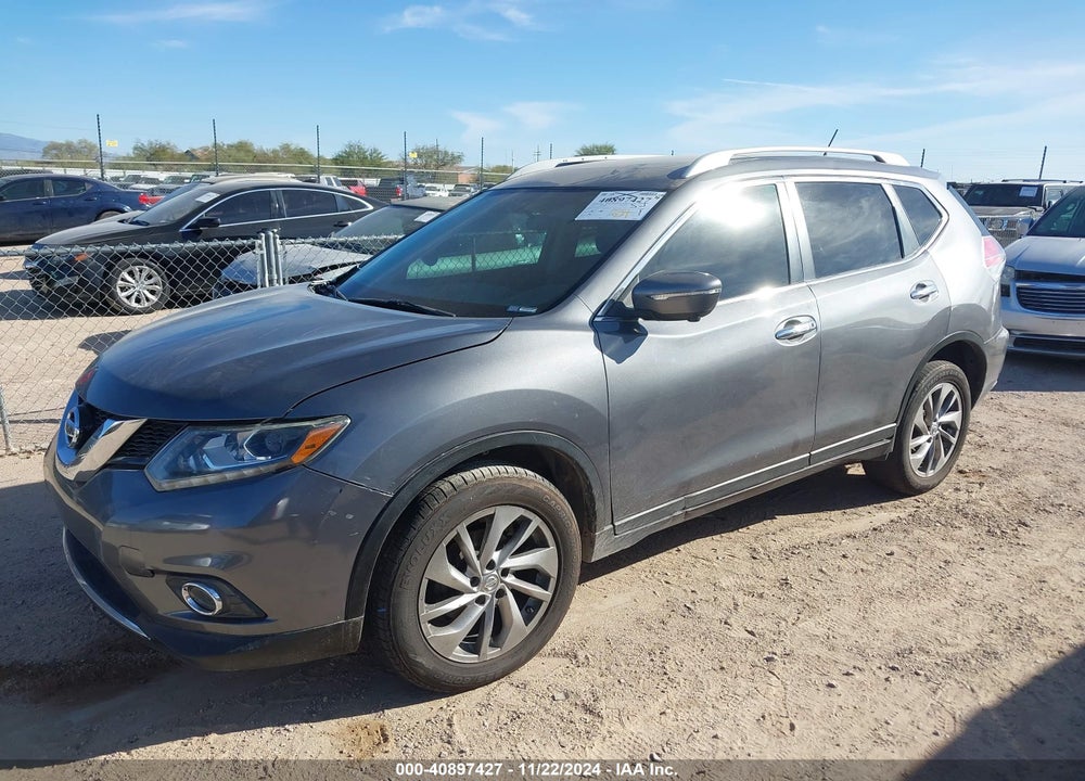 2015 NISSAN ROGUE SL VIN: 5N1AT2MV9FC770441