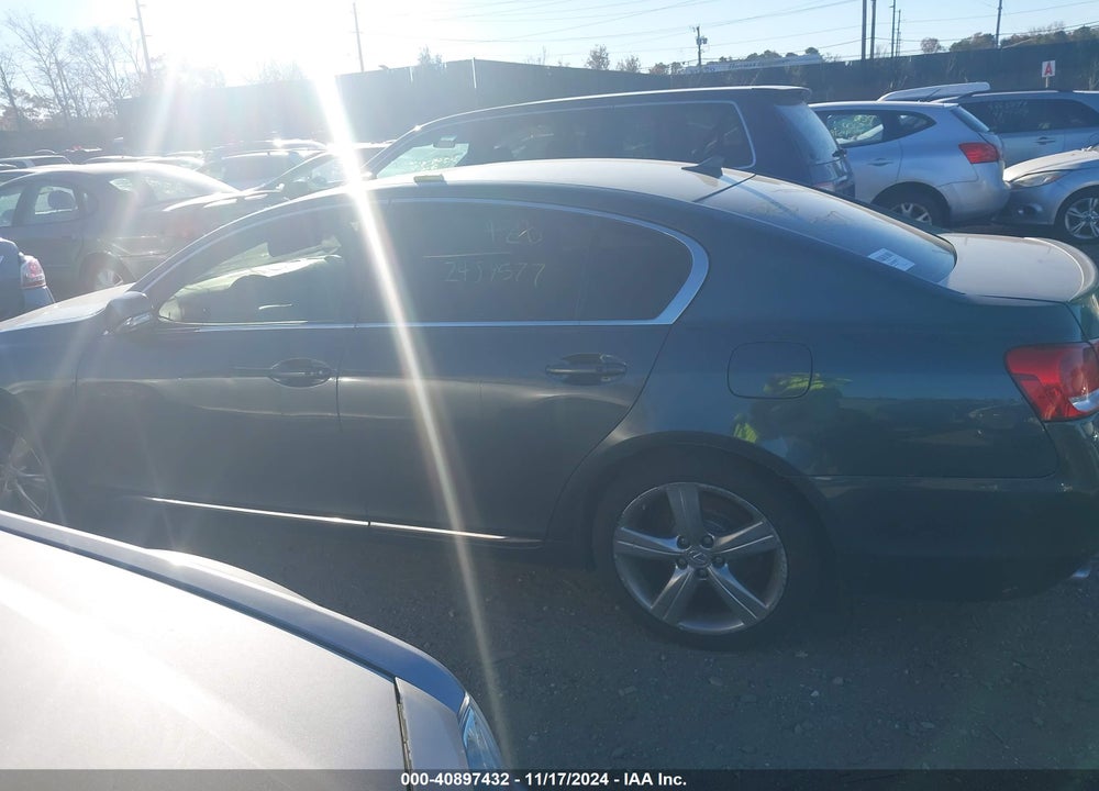 2008 LEXUS GS 350 VIN: JTHCE96S780021613