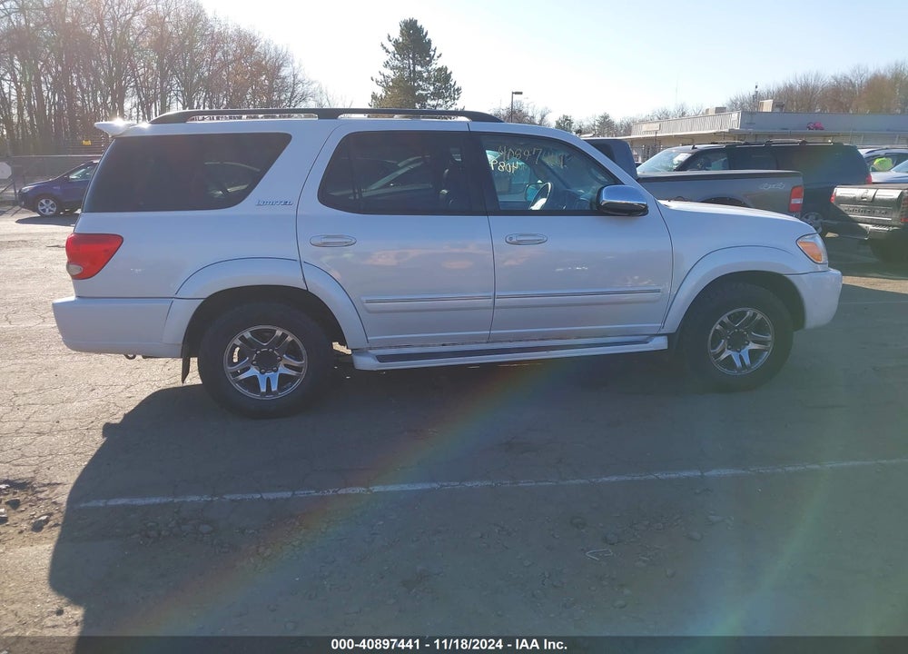 2007 TOYOTA SEQUOIA LIMITED V8 VIN: 5TDBT48A77S291379