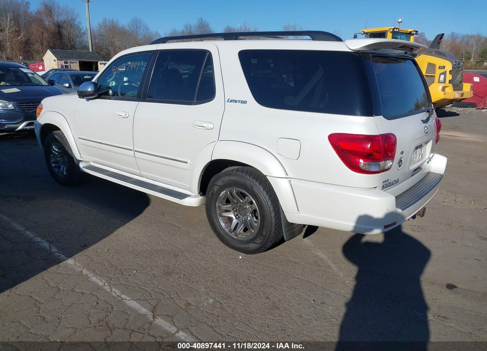 2007 TOYOTA SEQUOIA LIMITED V8 VIN: 5TDBT48A77S291379