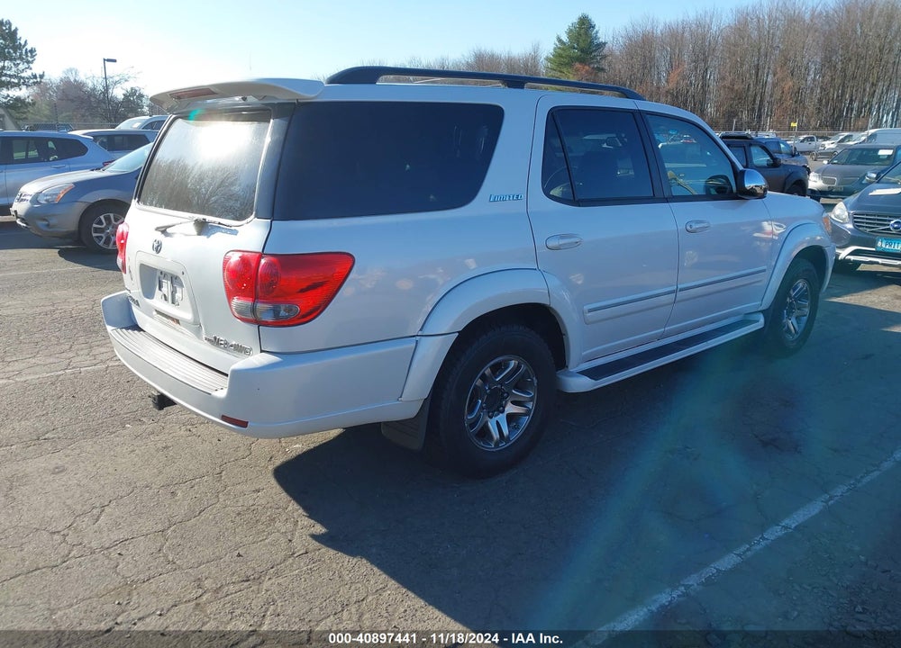 2007 TOYOTA SEQUOIA LIMITED V8 VIN: 5TDBT48A77S291379