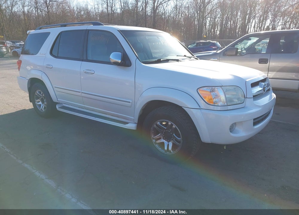 2007 TOYOTA SEQUOIA LIMITED V8 VIN: 5TDBT48A77S291379