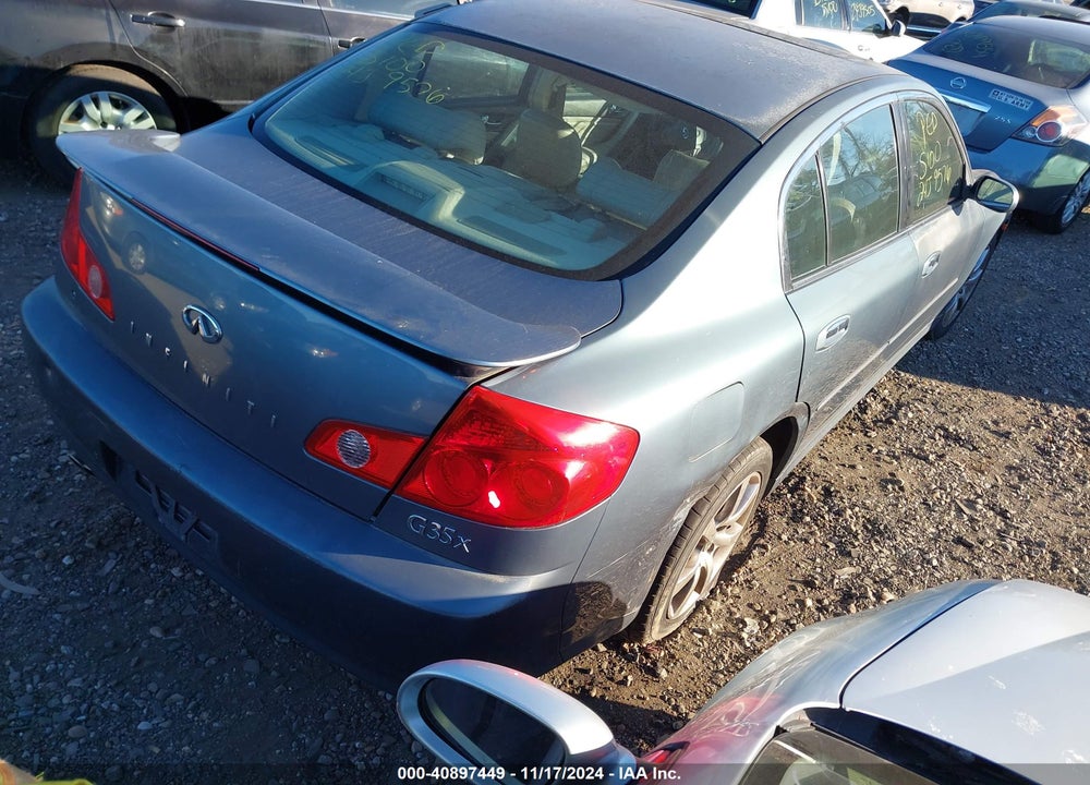 2005 INFINITI G35X VIN: JNKCV51F35M300578