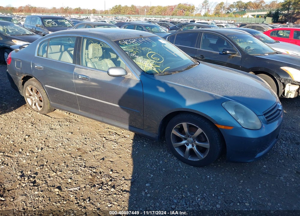 2005 INFINITI G35X VIN: JNKCV51F35M300578