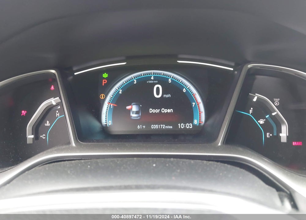 2021 HONDA CIVIC EX-L VIN: 19XFC1F74ME011916