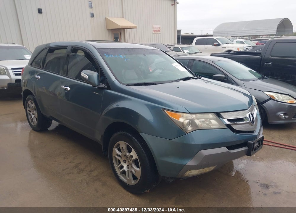 2007 ACURA MDX TECHNOLOGY PACKAGE VIN: 2HNYD28477H544943