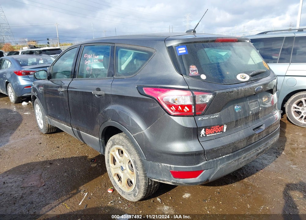 2018 FORD ESCAPE S VIN: 1FMCU0F70JUC01778