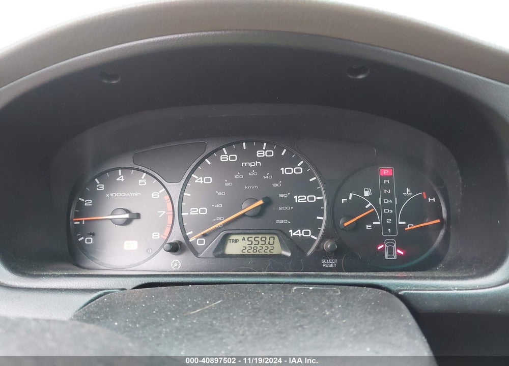 2001 HONDA ODYSSEY EX VIN: 2HKRL18631H585223