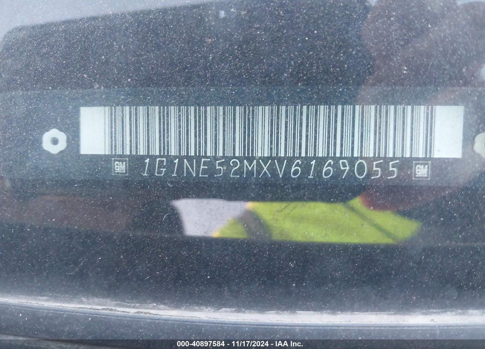 1997 CHEVROLET MALIBU LS VIN: 1G1NE52MXV6169055