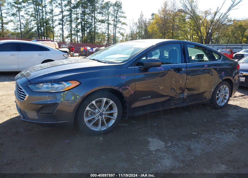 2019 FORD FUSION HYBRID VIN: 3FA6P0LU3KR188171