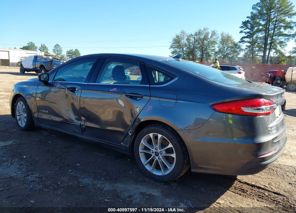 2019 FORD FUSION HYBRID VIN: 3FA6P0LU3KR188171