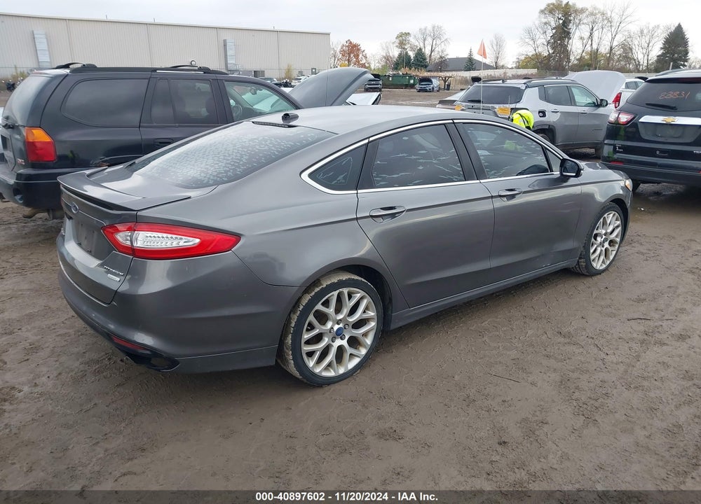 2013 FORD FUSION TITANIUM VIN: 3FA6P0K95DR377646