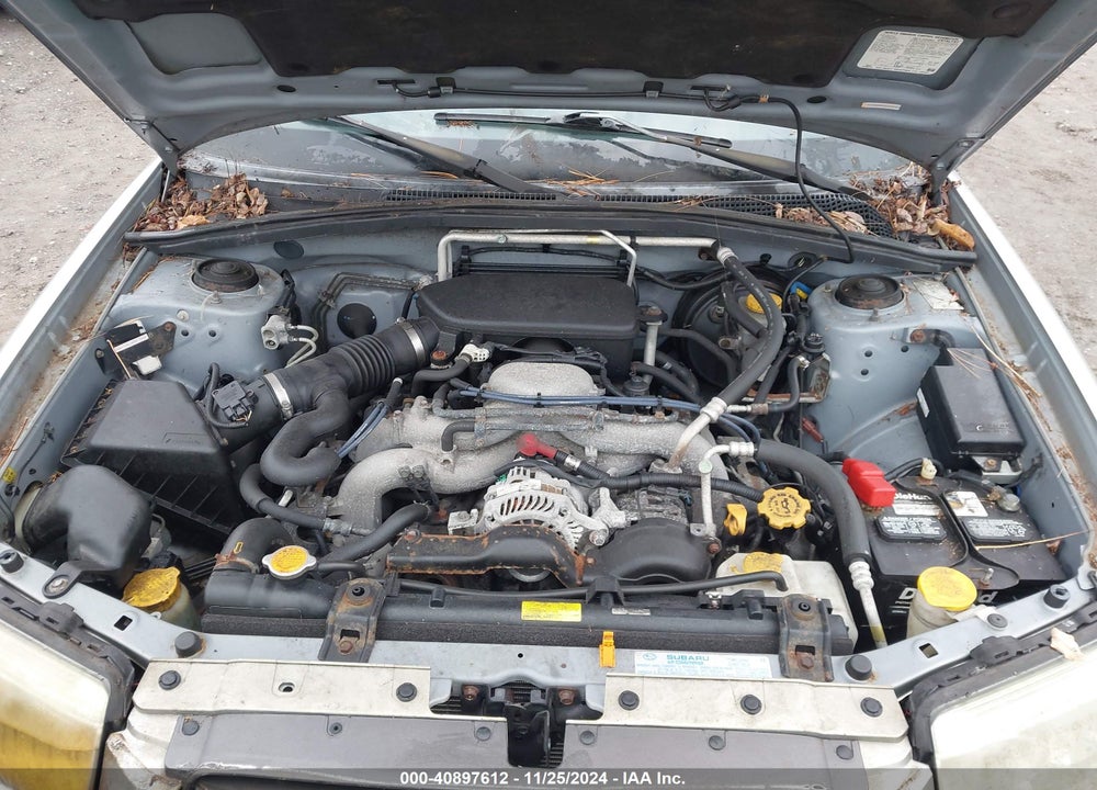 2006 SUBARU FORESTER 2.5X VIN: JF1SG63696H735616