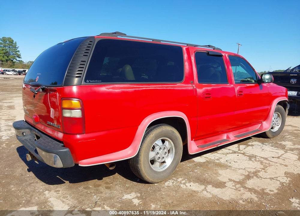 2002 CHEVROLET SUBURBAN 1500 LT VIN: 1GNEC16Z52J203754