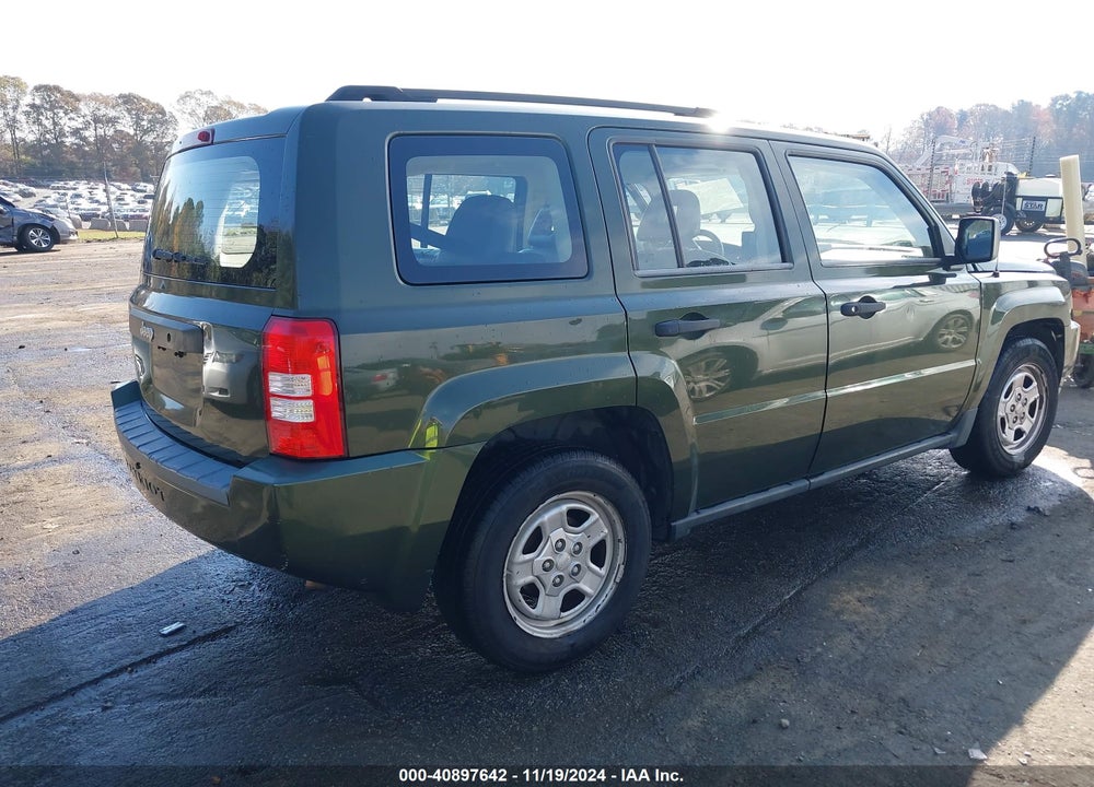2008 JEEP PATRIOT SPORT VIN: 1J8FT28018D799446