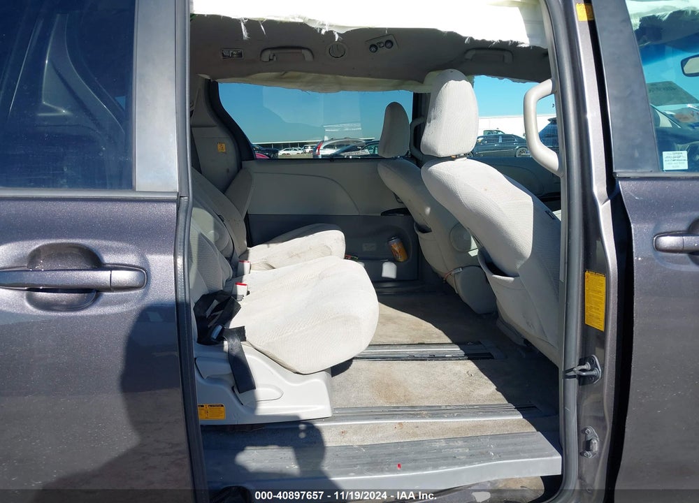 2012 TOYOTA SIENNA LE V6 8 PASSENGER VIN: 5TDKK3DC6CS253592
