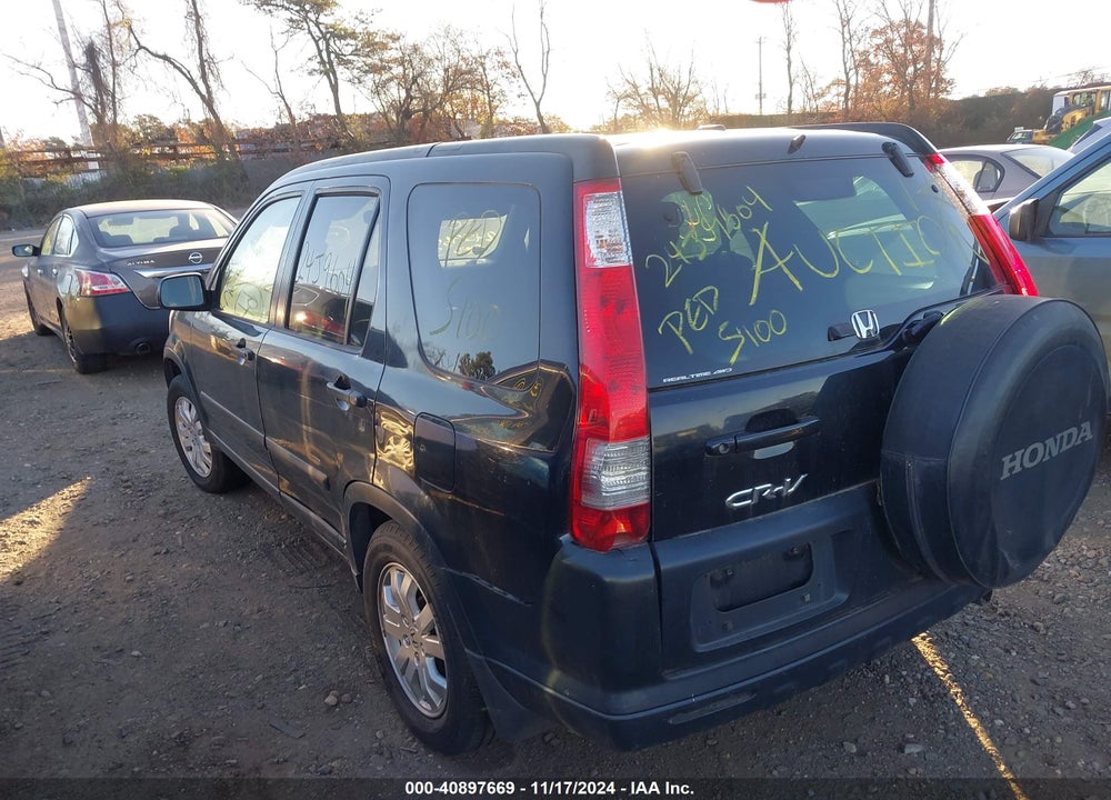 2005 HONDA CR-V EX VIN: SHSRD78885U341114