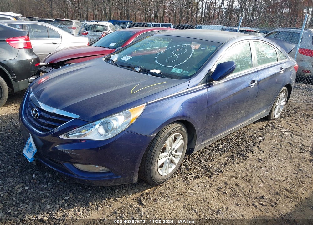 2013 HYUNDAI SONATA GLS VIN: 5NPEB4AC6DH627861