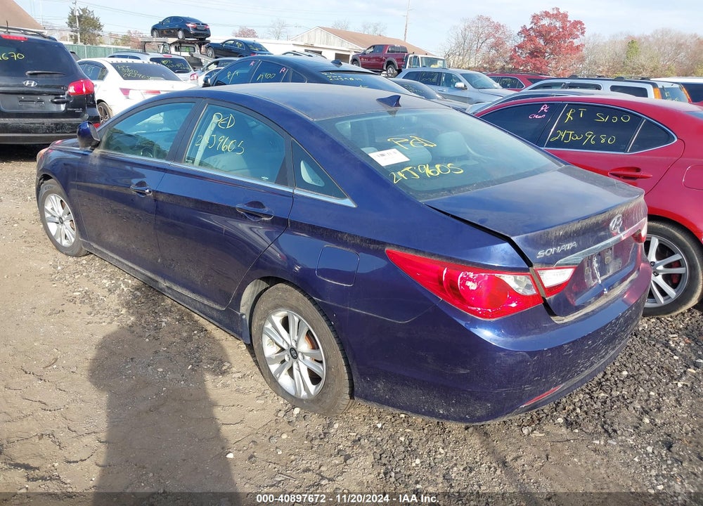 2013 HYUNDAI SONATA GLS VIN: 5NPEB4AC6DH627861