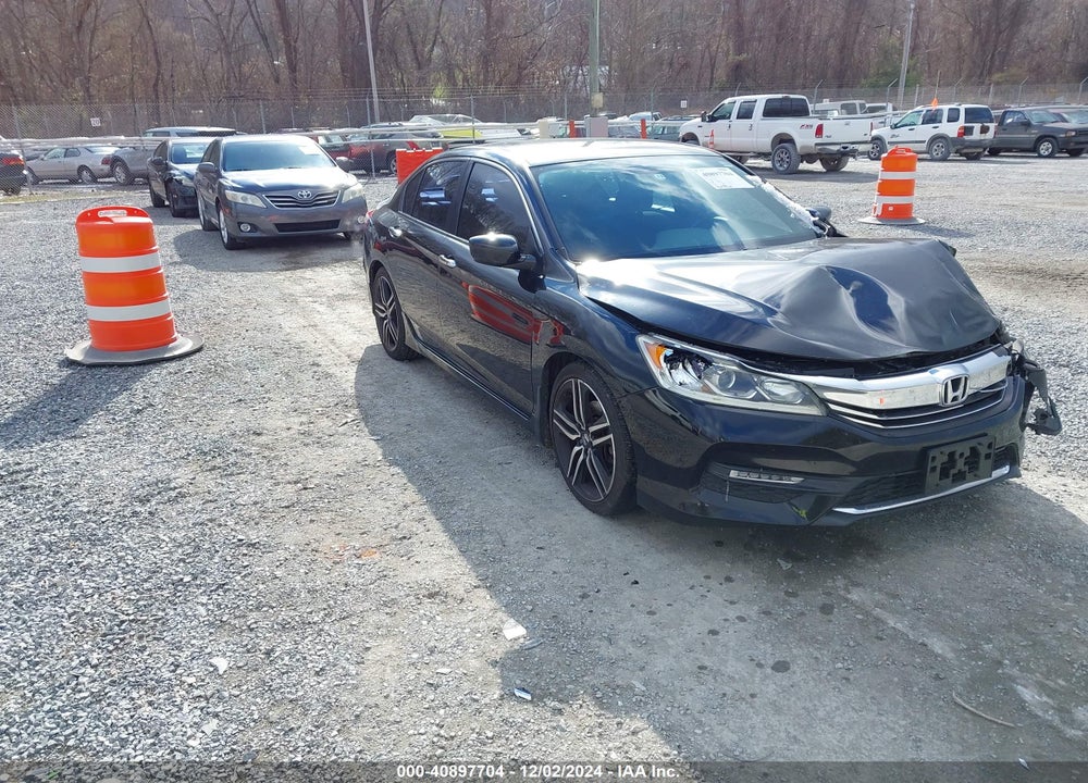 2016 HONDA ACCORD SPORT VIN: 1HGCR2F54GA077719