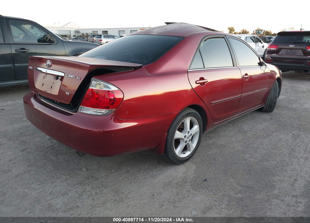 2005 TOYOTA CAMRY XLE V6 VIN: JTDBF32K250162842