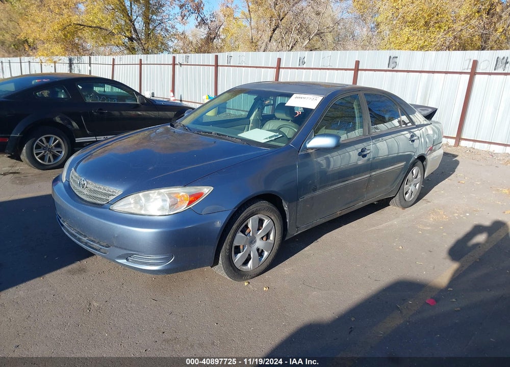 2002 TOYOTA CAMRY XLE VIN: JTDBE30K120045643