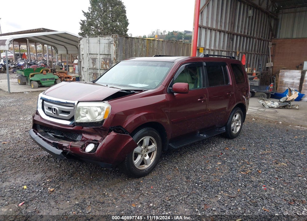 2011 HONDA PILOT EX-L VIN: 5FNYF4H7XBB091972