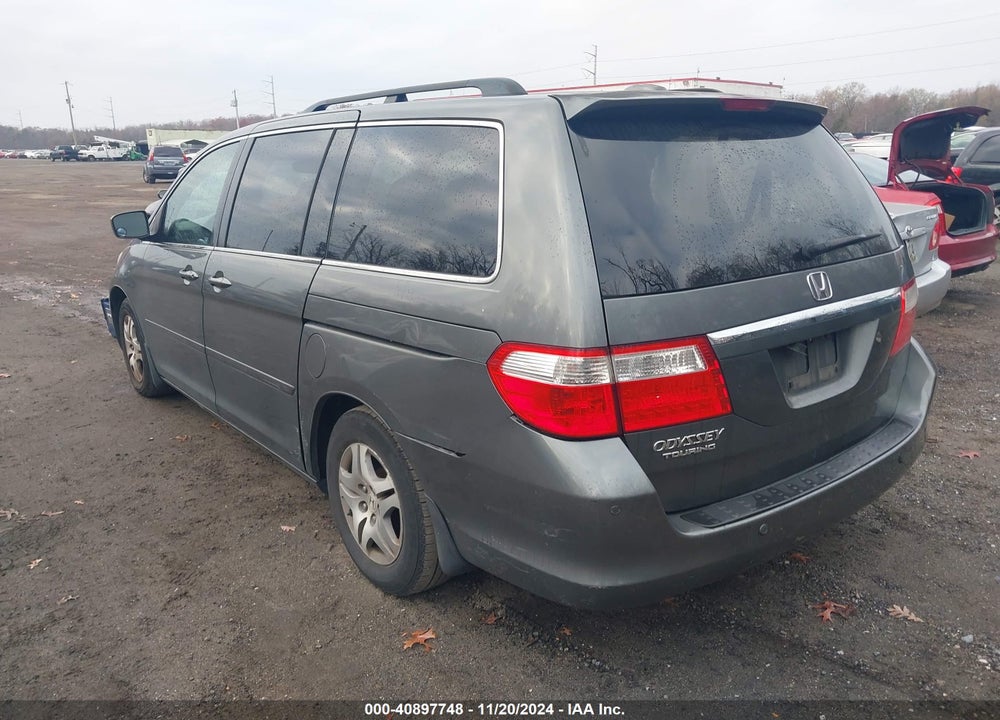 2007 HONDA ODYSSEY TOURING VIN: 5FNRL38837B115746