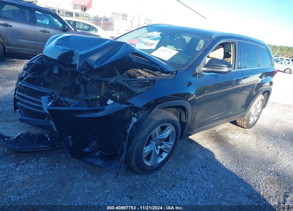 2017 TOYOTA HIGHLANDER LIMITED VIN: 5TDYZRFH7HS219976