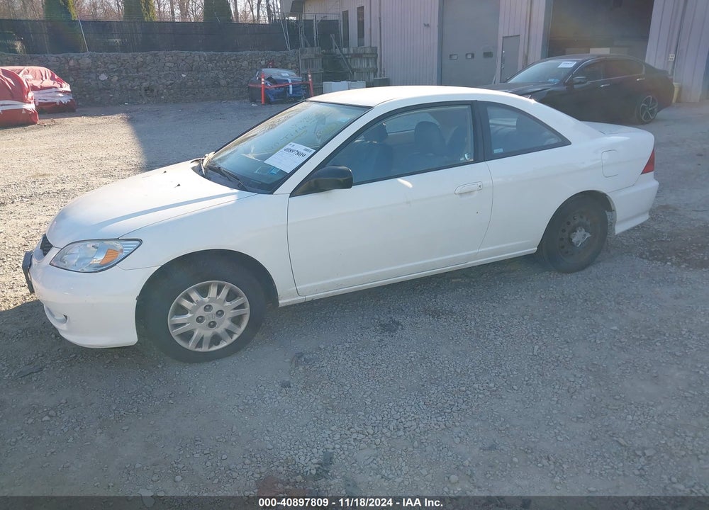 2005 HONDA CIVIC LX VIN: 1HGEM22565L050651