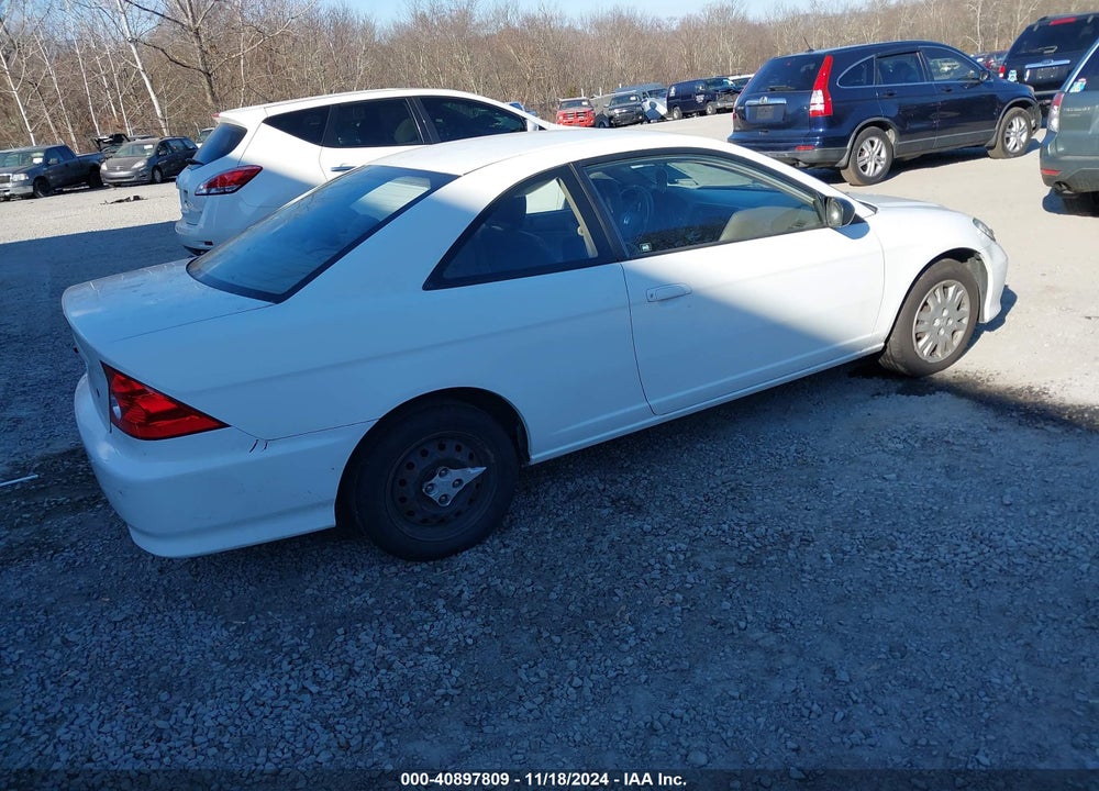 2005 HONDA CIVIC LX VIN: 1HGEM22565L050651