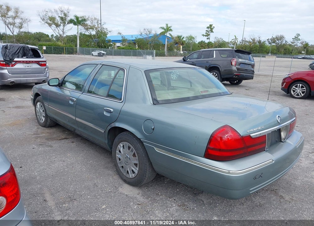 2005 MERCURY GRAND MARQUIS GS VIN: 2MEFM74W25X674857