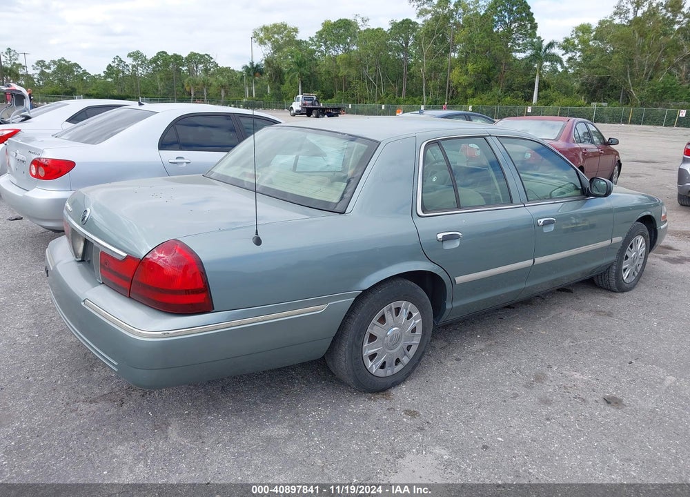 2005 MERCURY GRAND MARQUIS GS VIN: 2MEFM74W25X674857