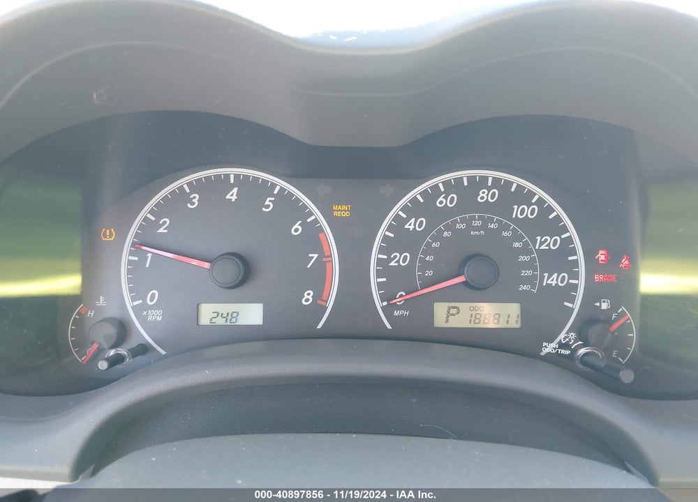 2010 TOYOTA COROLLA LE VIN: 1NXBU4EE1AZ189174