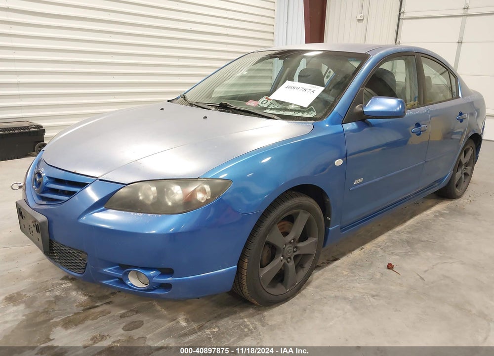 2005 MAZDA 3 S VIN: JM1BK123651272876