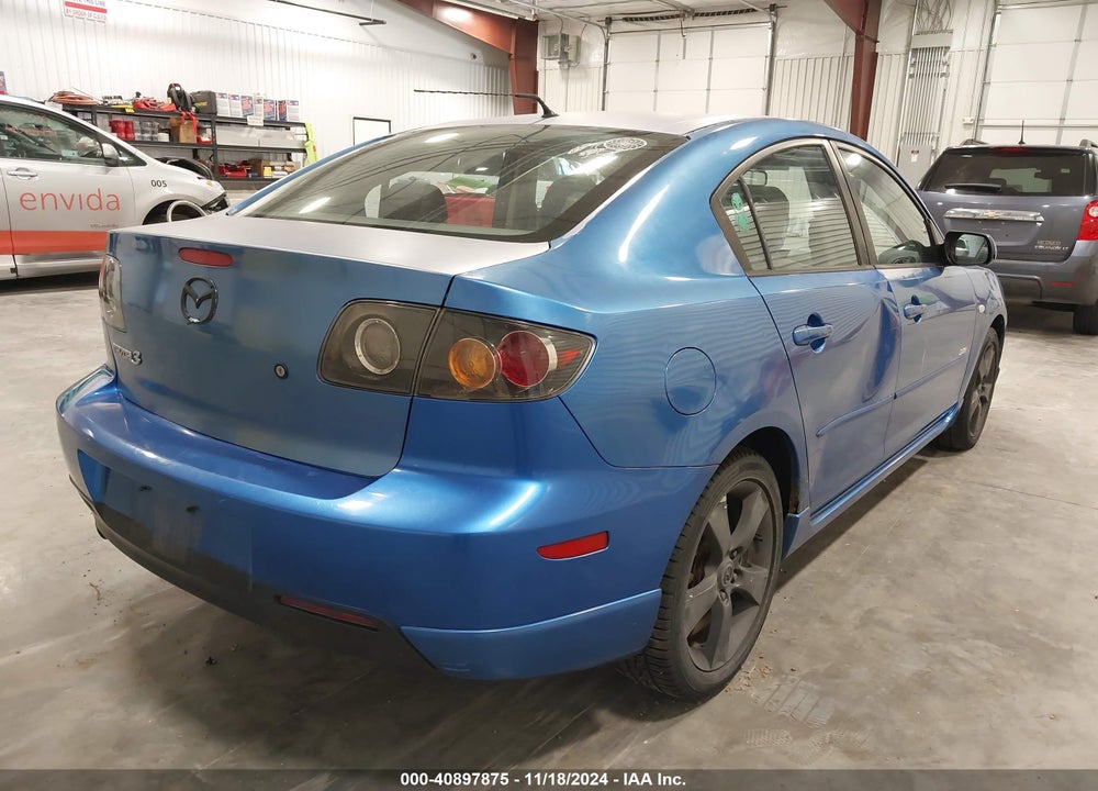 2005 MAZDA 3 S VIN: JM1BK123651272876