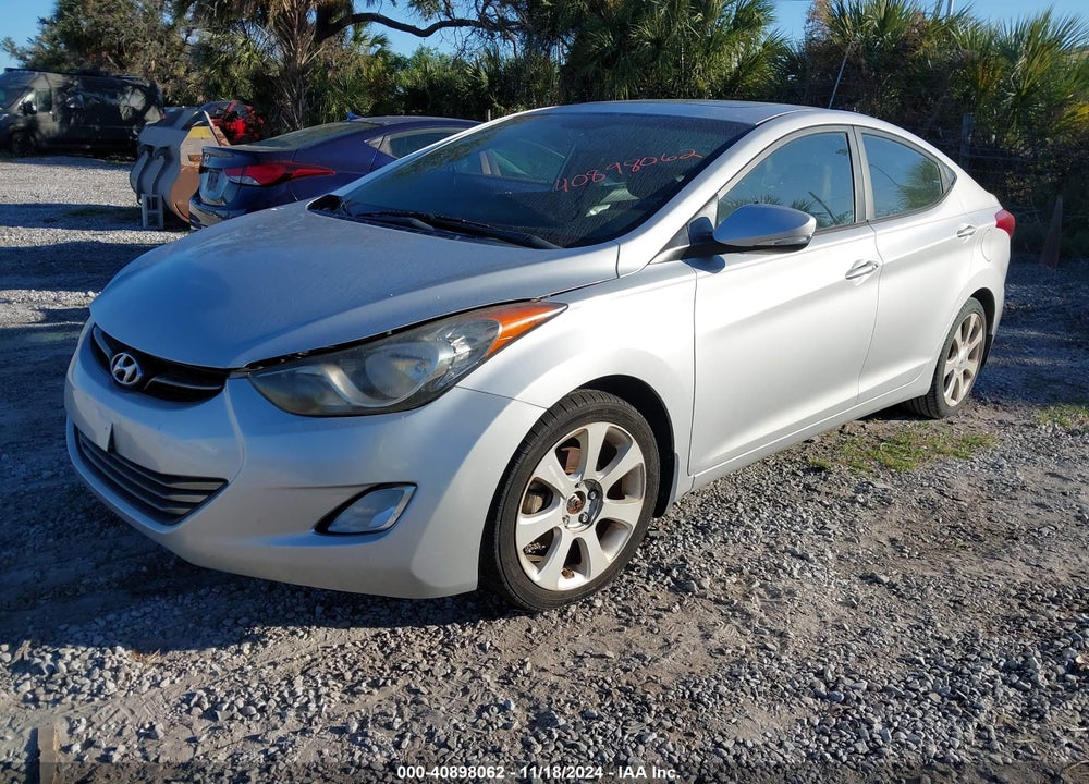 2013 HYUNDAI ELANTRA LIMITED VIN: KMHDH4AEXDU494776