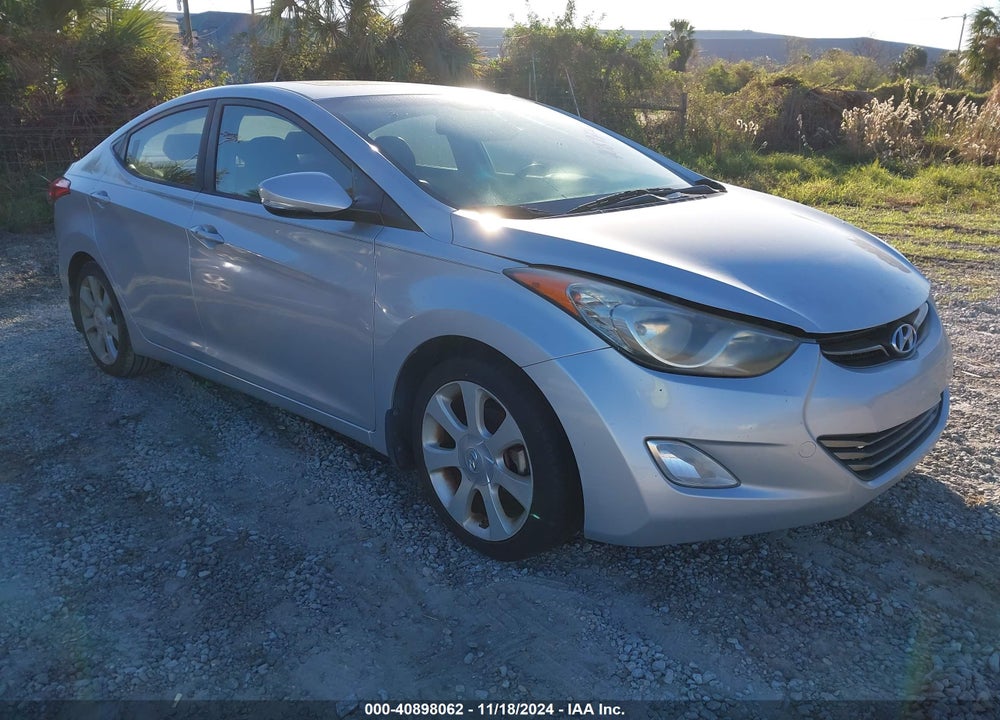2013 HYUNDAI ELANTRA LIMITED VIN: KMHDH4AEXDU494776