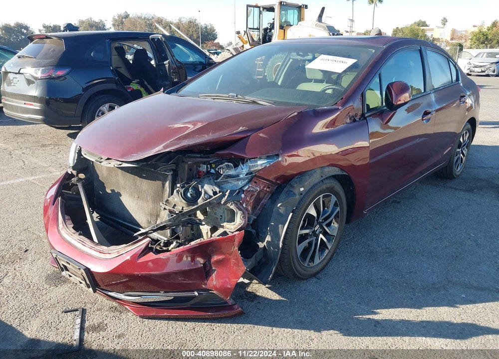 2013 HONDA CIVIC EX VIN: 19XFB2F83DE282046