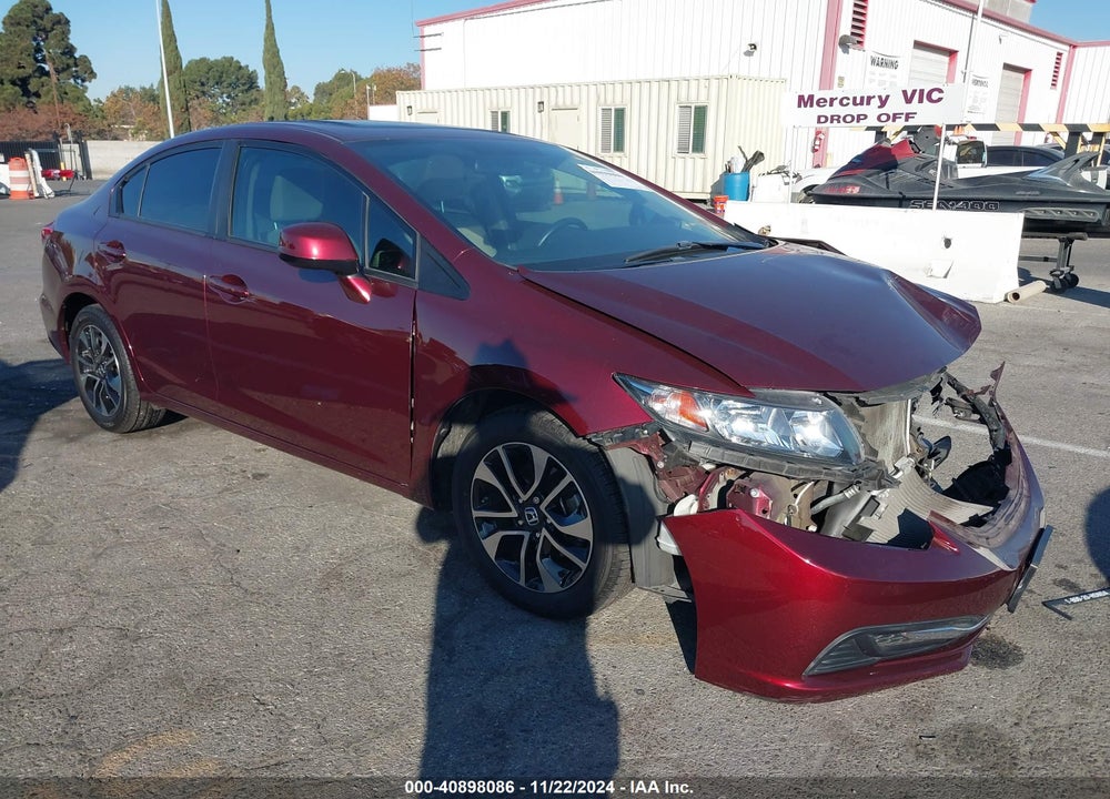 2013 HONDA CIVIC EX VIN: 19XFB2F83DE282046