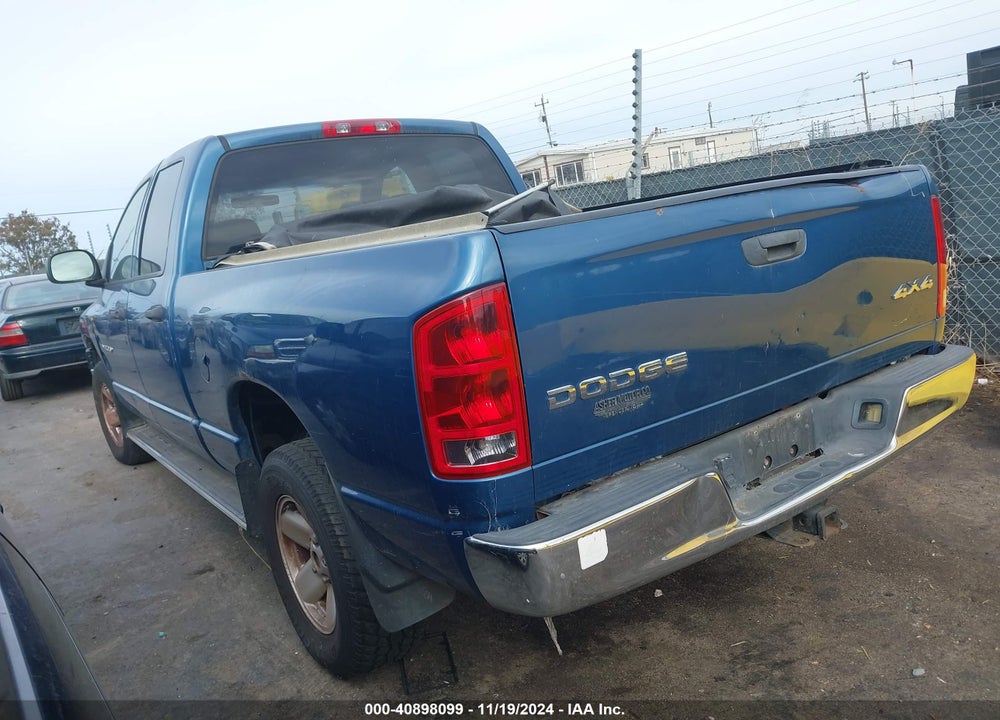 2003 DODGE RAM 1500 SLT/LARAMIE/ST VIN: 1D7HU18Z73S206656