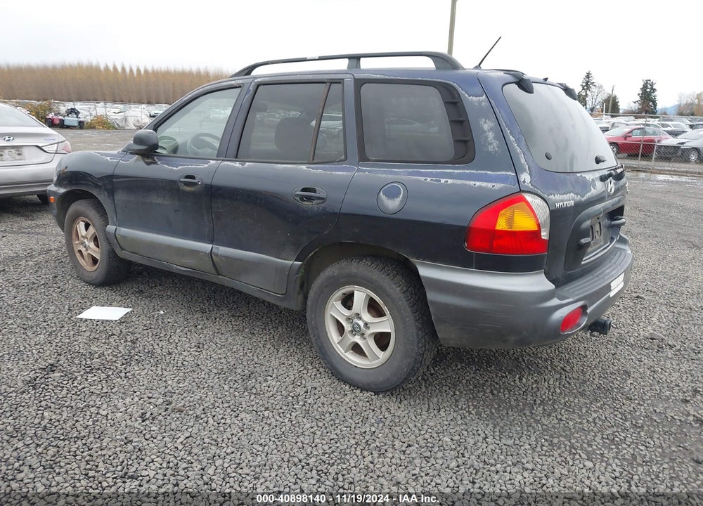 2004 HYUNDAI SANTA FE GLS VIN: KM8SC73D74U729646