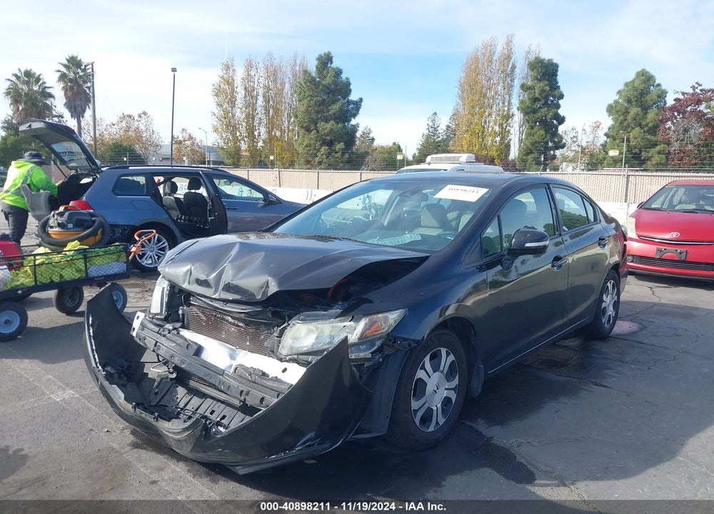 2013 HONDA CIVIC HYBRID VIN: 19XFB4F28DE203705