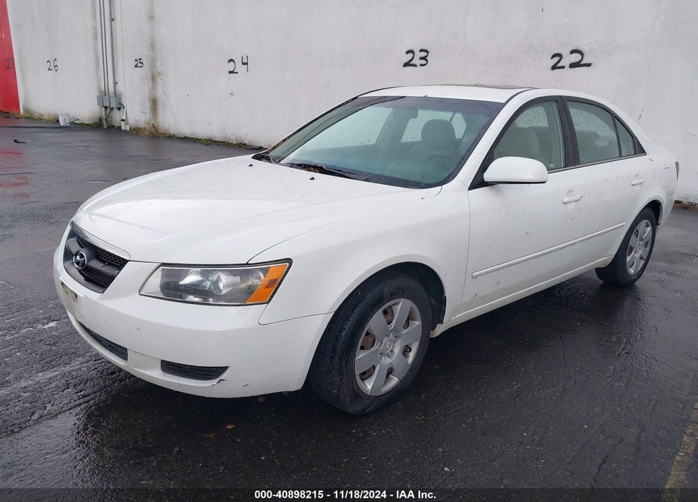 2008 HYUNDAI SONATA GLS VIN: 5NPET46C78H398358