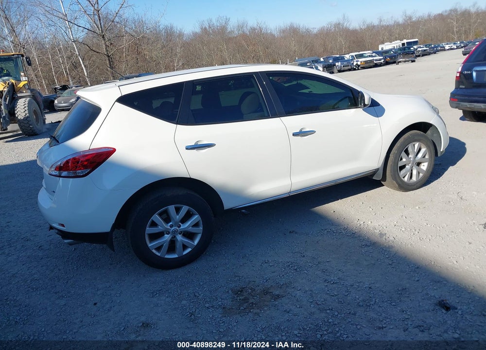 2014 NISSAN MURANO S VIN: JN8AZ1MW2EW515489